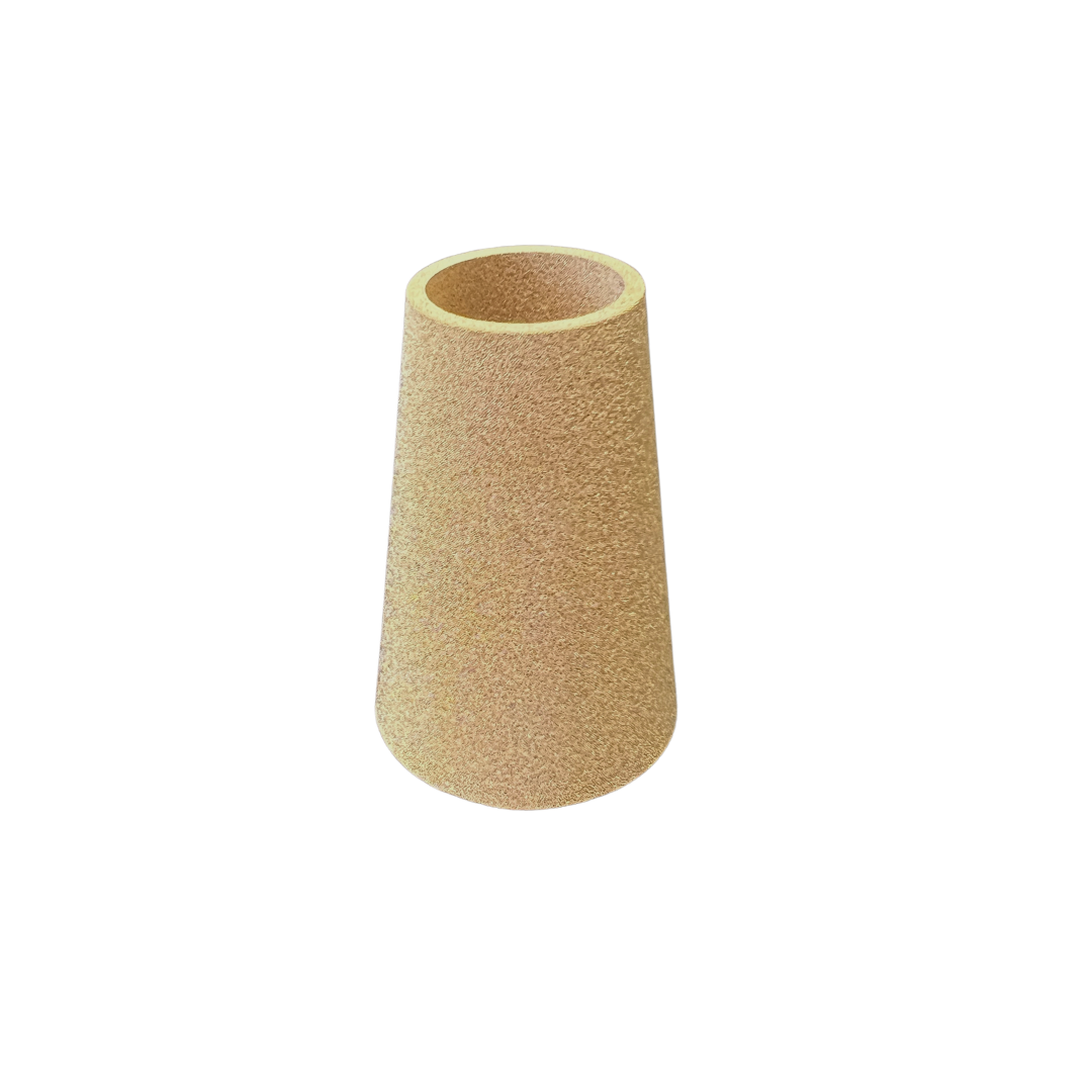 Filtro Per Caffè A Cono In Acciaio Inox Con Coperchio, Fondo Rialzato Per Estrazione Ottimale, Gold